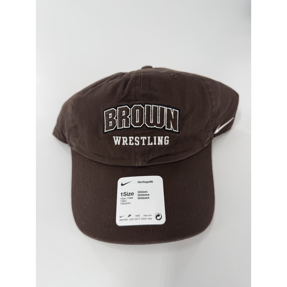 Brown University Bears Wrestling Men's Nike Heritage86 Campus Cap Hat OSFM NWT